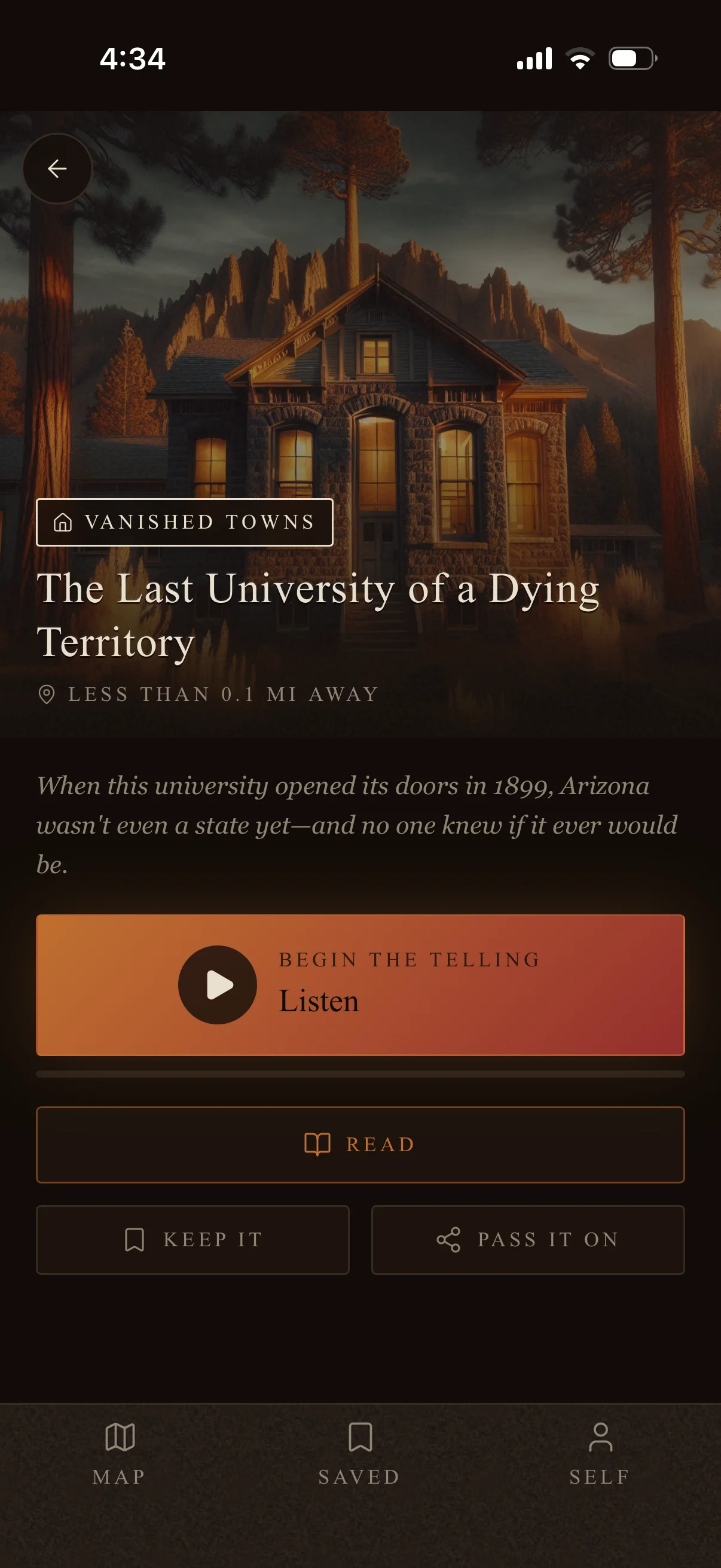 The Last University of a Dying Territory