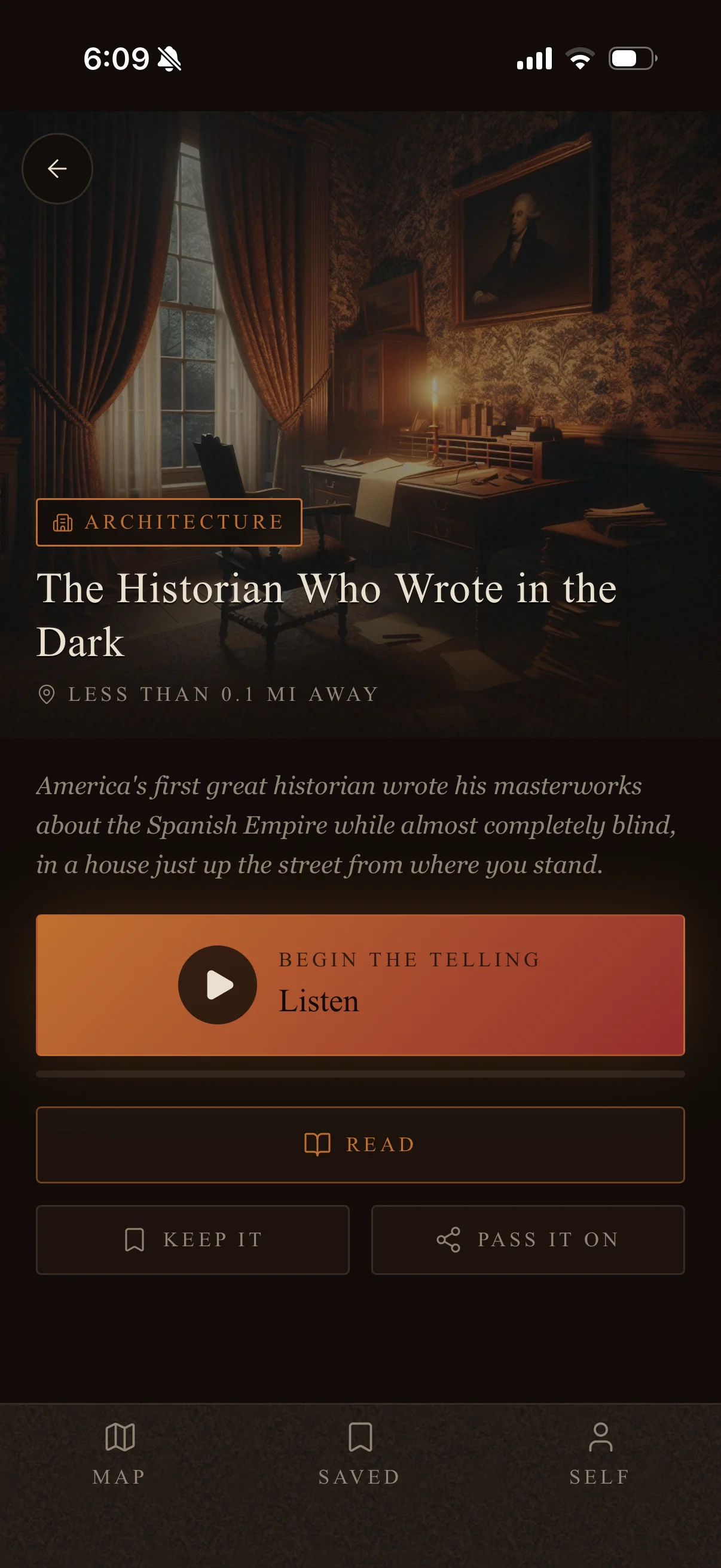 The Historian Who Wrote in the Dark