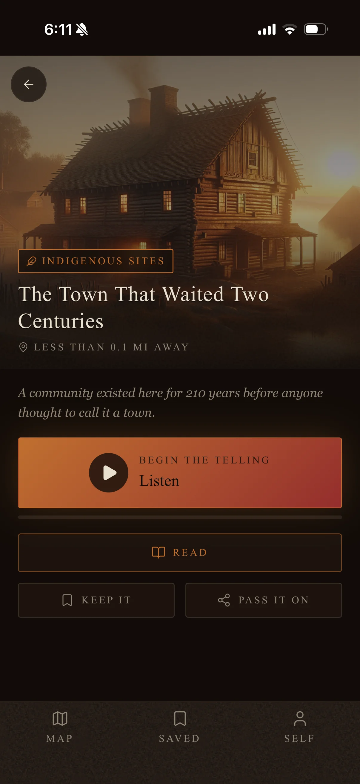 The Town That Waited Two Centuries