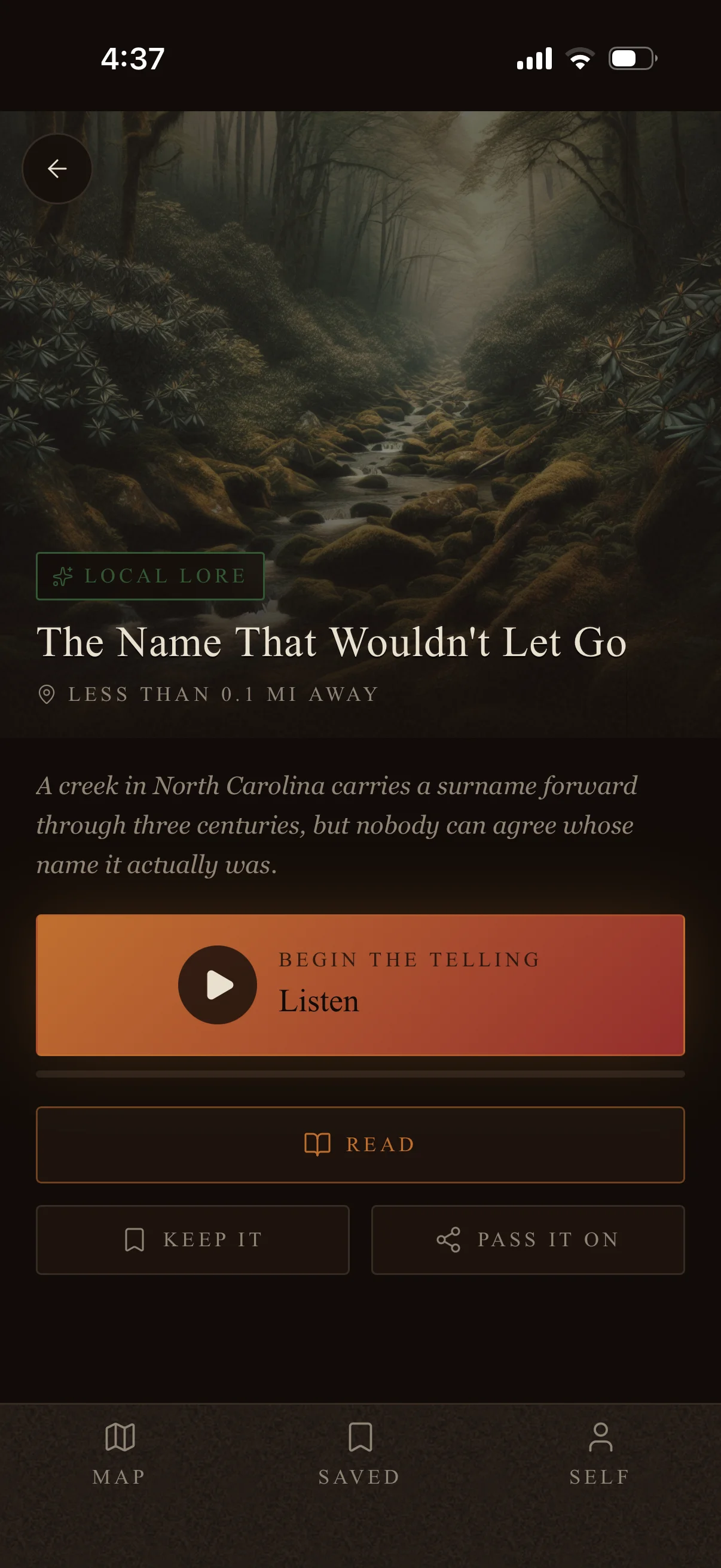 The Name That Wouldn't Let Go